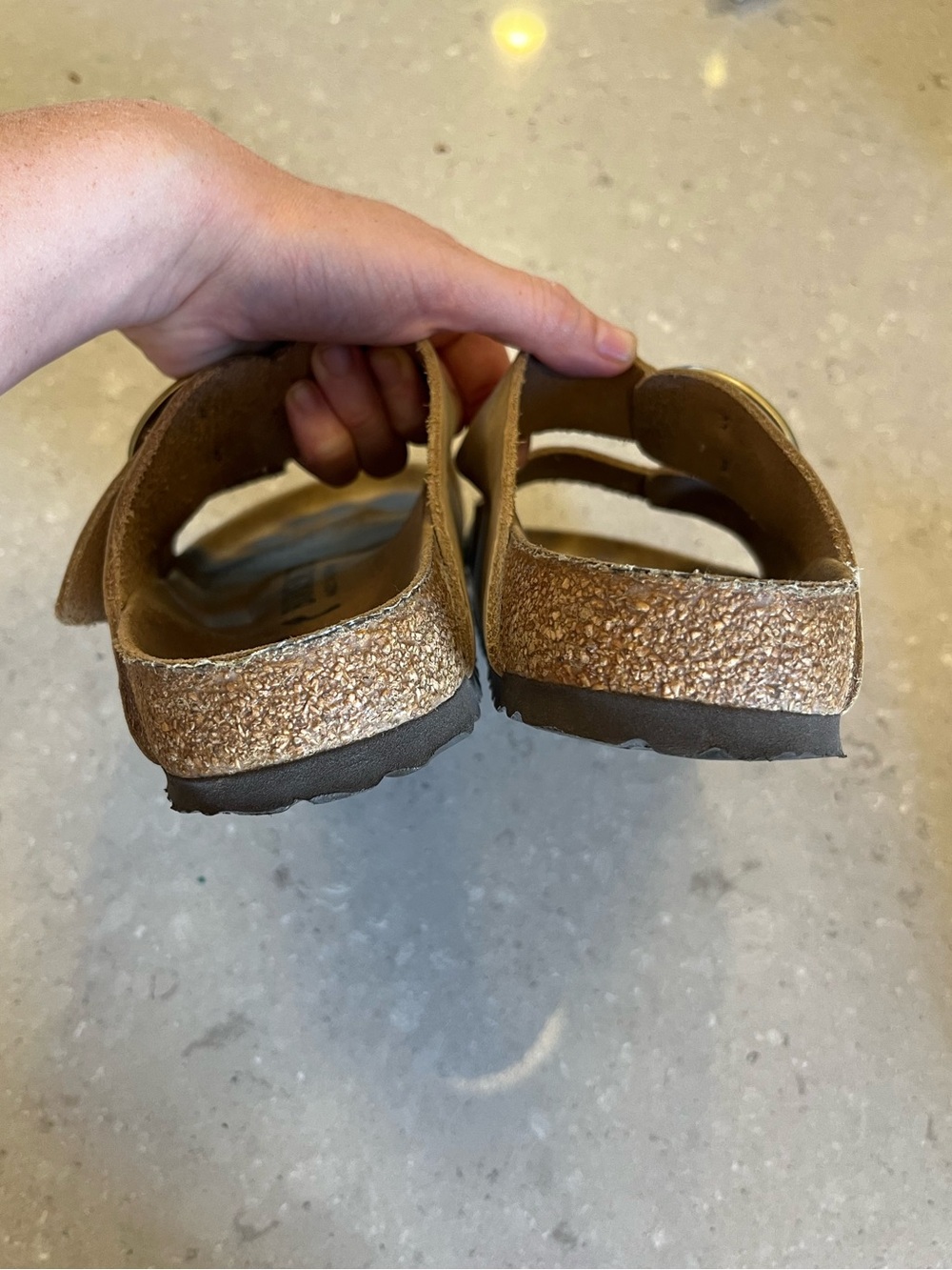 Birkenstock Arizona Big Buckle Sandcastle Nubuck Size 39 - Picture 6 of 6